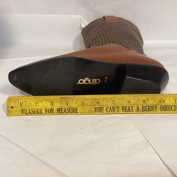 L.L. Bean Dingo Womens Braided Leather Boots size 10 - Picture 15 of 15